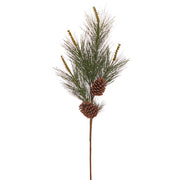 White Pine and Pinecone Spray 35.75"