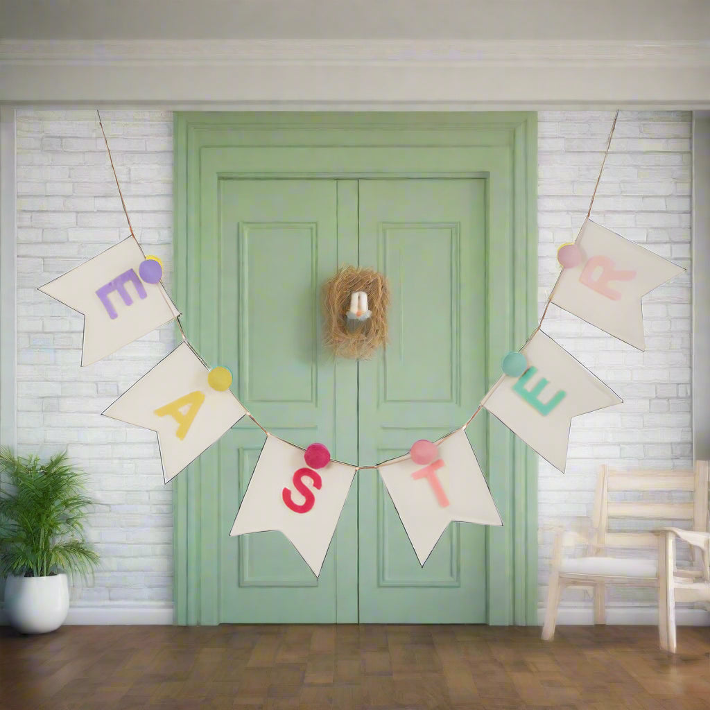 Easter Banner Garland 31"