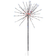 Starburst with Red, White and Blue Lights Stake 4'