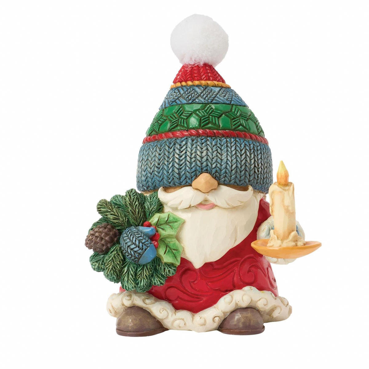 Let It Glow Holiday Gnome with Chamber Candle