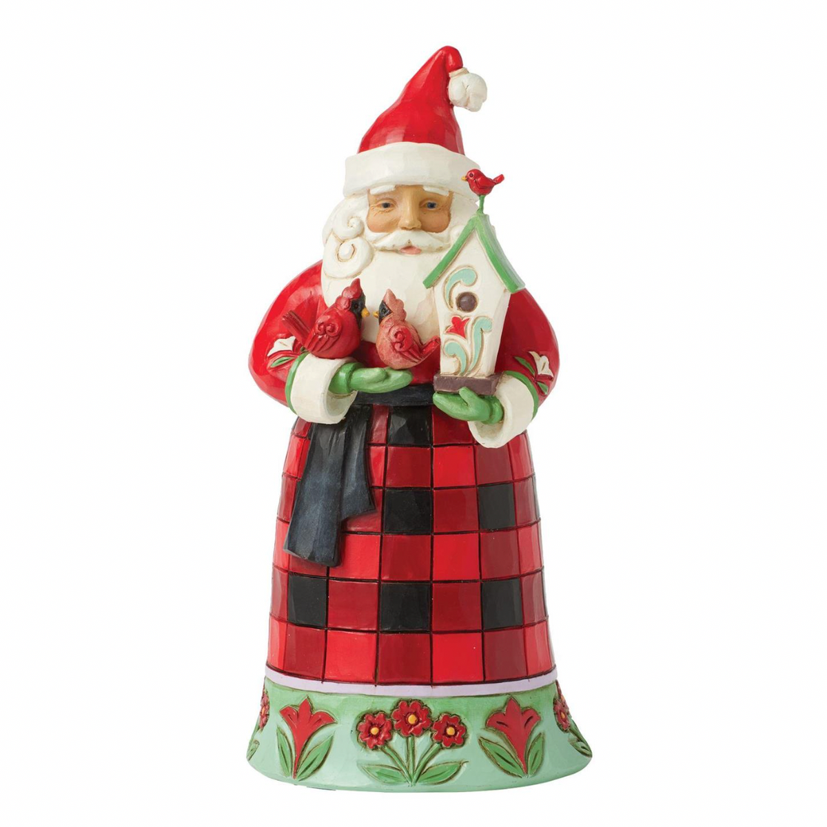 Santa's Cardinal Christmas Highland Glen Santa with Cardinal