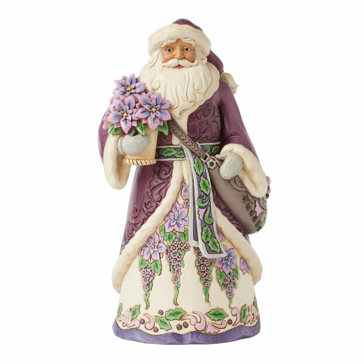 Royal Holiday Cheer Santa Collection Purple Santa