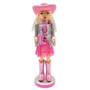 Honky Tonk Cowgirl Nutcracker 12"