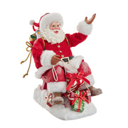 Fabriche Santa On Sled 8.5"