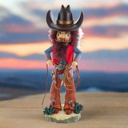Hollywood Cowboy with Lasso Nutcracker 18 Inches
