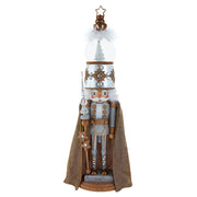 Hollywood Nutcrackers Musical Gold and Silver Nutcracker with Water Globe 22"