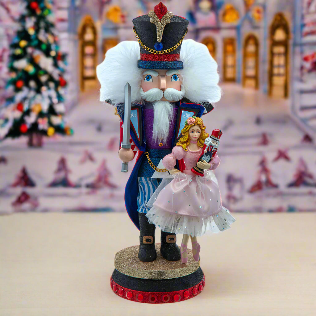 Hollywood Nutcracker Prince with Clara 15"