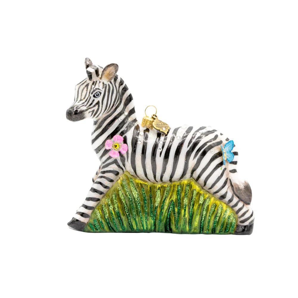 Striped Blossom Ornament